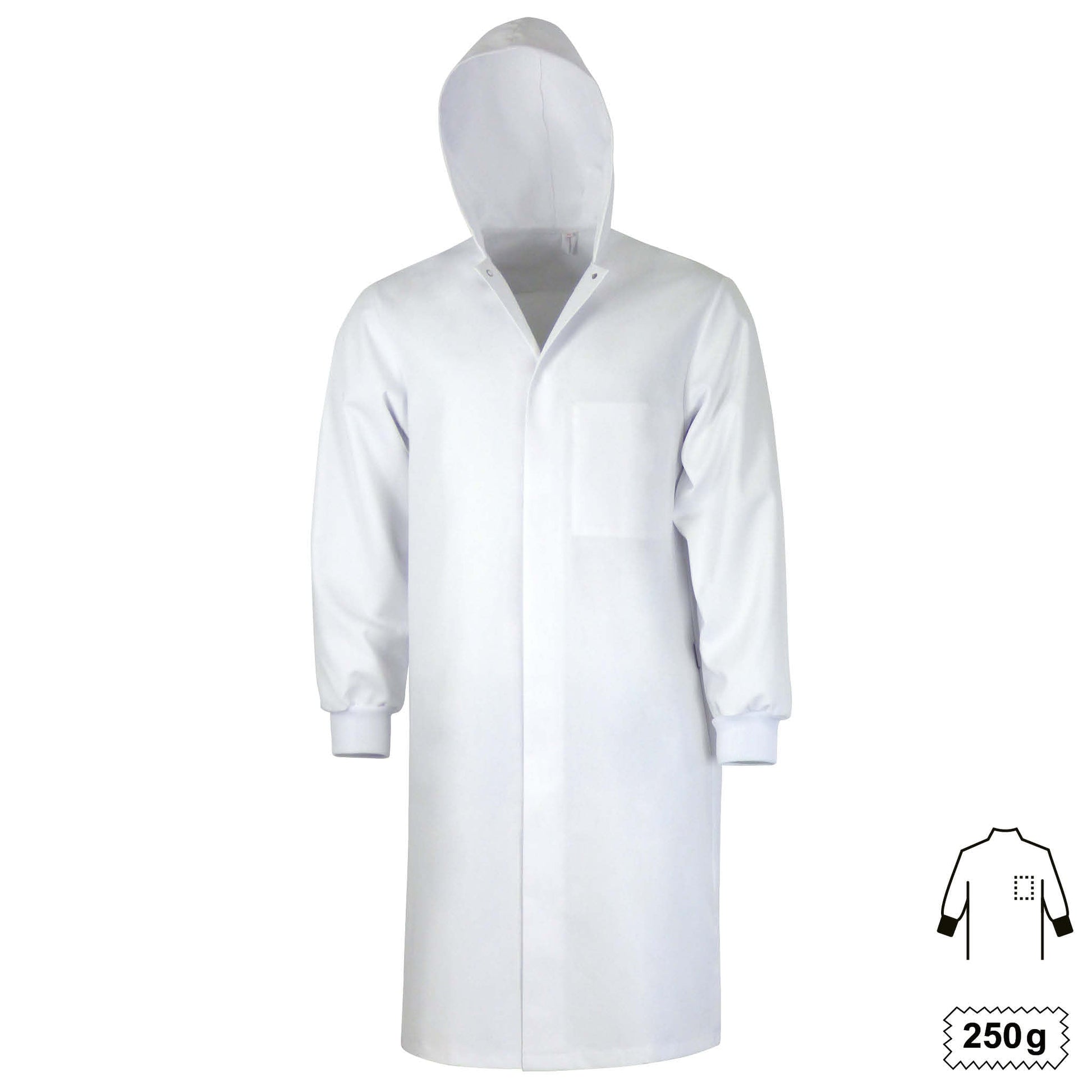 Manteau à capuche HACCP 001