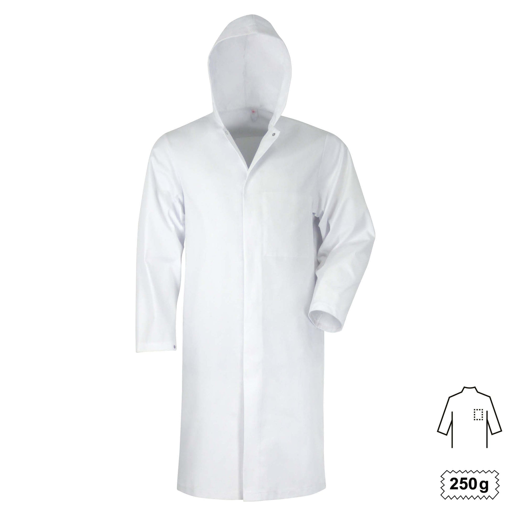 Manteau à capuche HACCP 001