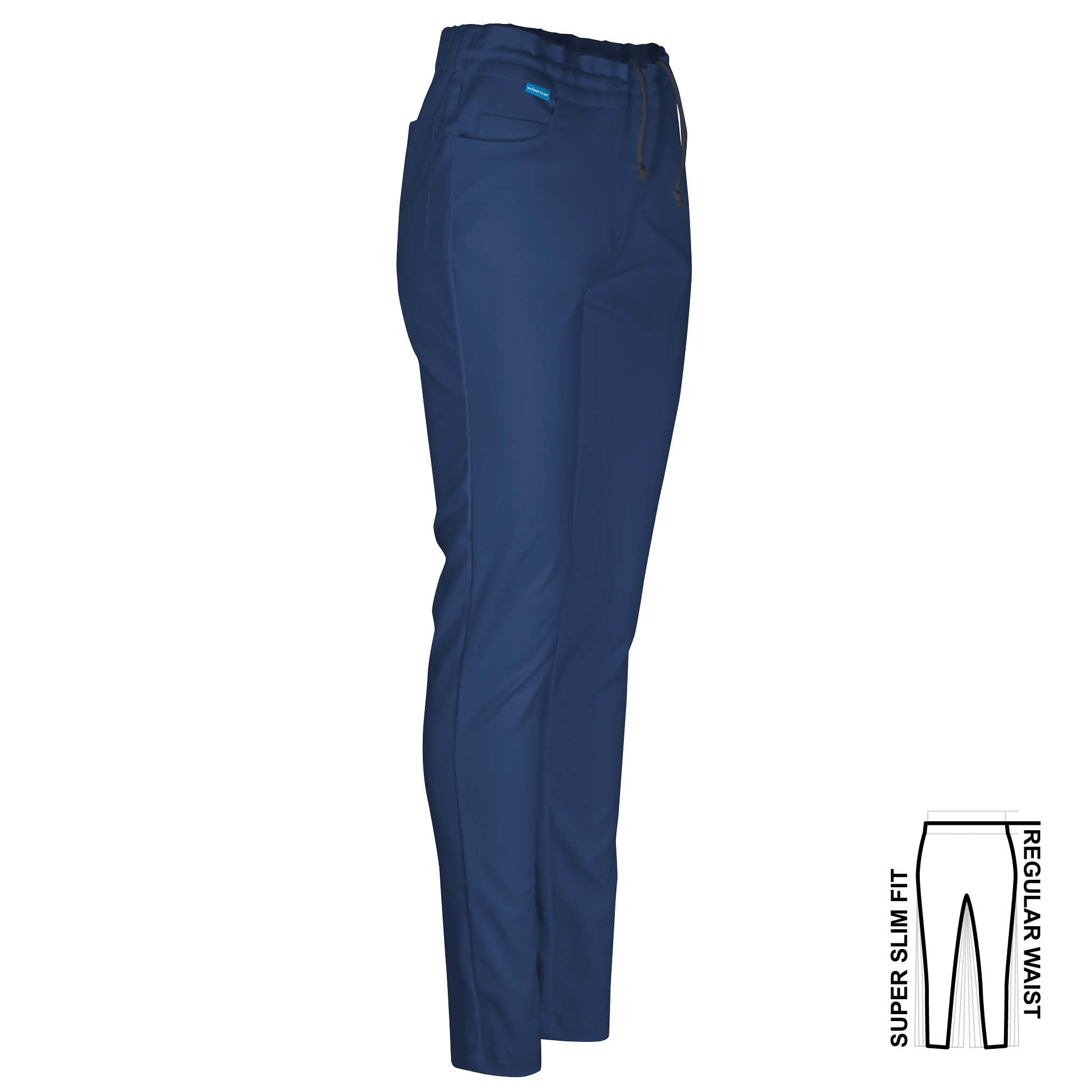 Jana bleu - pantalon à enfiler pour femme 611